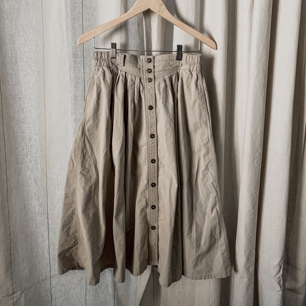 Vintage Requirements Long Circle Skirt